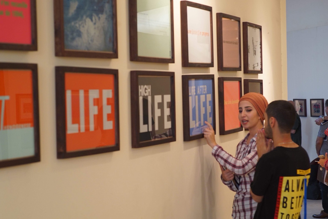 مدينة السليمانية تحتضن اول معرض للفن المعاصر – تصوير: ابراهيم فتاح